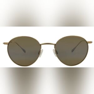 New! Maui Jim NORTH STAR H757-16M Gold Titanium POLARIZED Bronze Lens Sunglasses